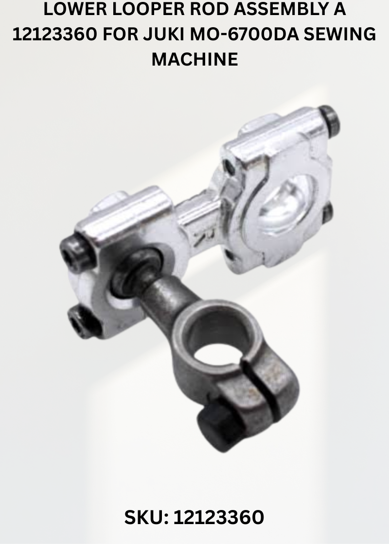 Lower Looper Rod Assembly A 12123360 for Juki MO-6700DA Sewing Machine