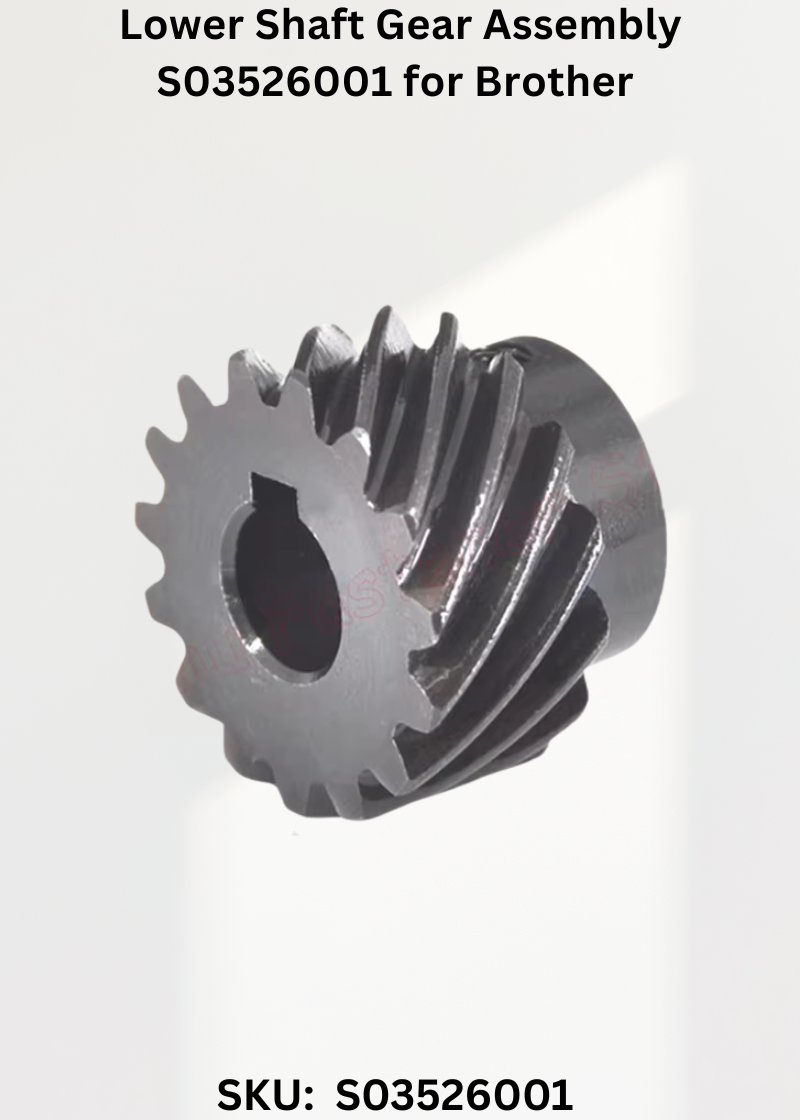 Lower Shaft Gear Assembly S03526001 for Brother CB3-B912, Brother CB3-B913, Brother CB3-B915, Brother CB3-B916 and Brother CB3-B917 Sewing Machines
