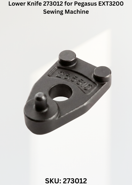 Lower Knife Clamp 273012 for Pegasus EXT3200 Sewing Machine