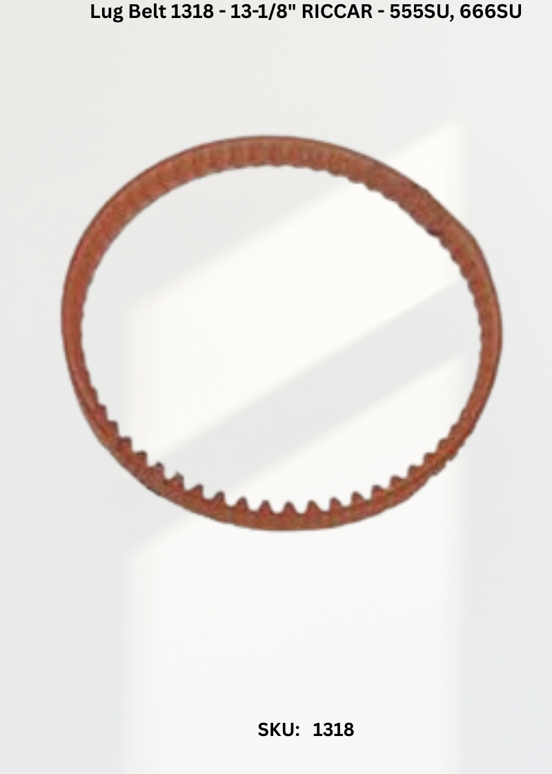Lug Belt 1318 - 13-1/8" RICCAR - 555SU, 666SU