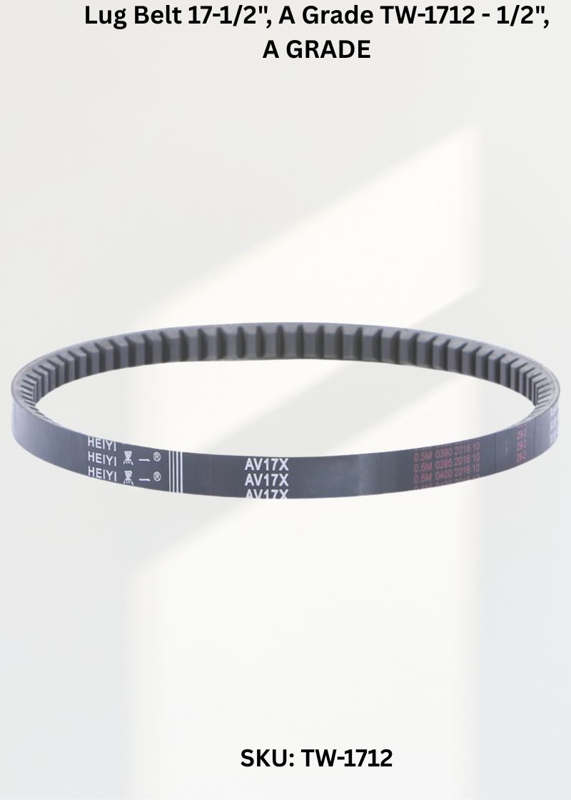 Lug Belt 17-1/2", A Grade TW-1712 - 1/2", A GRADE
