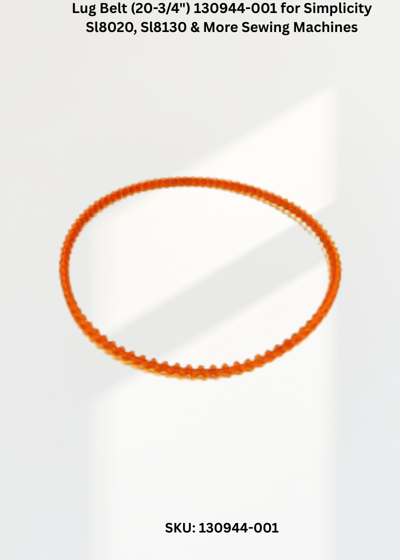 Lug Belt (20-3/4") 130944-001 for Simplicity Sl8020, Sl8130 & More Sewing Machines
