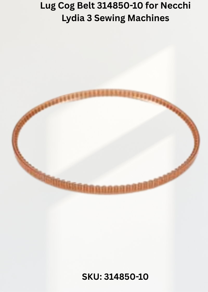 Lug Cog Belt 314850-10 for Necchi Lydia 3 Sewing Machines