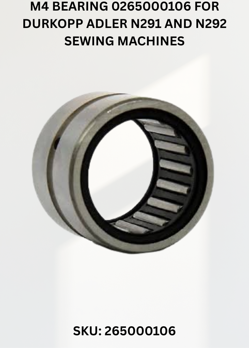 M4 Bearing 0265000106 for Durkopp Adler N291 and N292 Sewing Machines