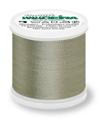 Madeira Rayon Thread No 40 200m 220yd- Dark Grey Khaki