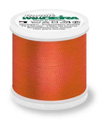 Madeira Rayon Thread No 40 200m 220yd- Rust