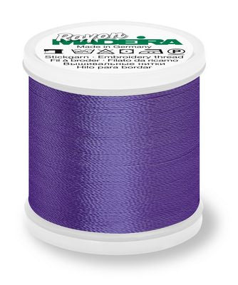 Madeira Rayon Thread No 40 200m 220yd- Deep Hyacinth