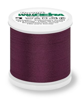 Madeira Rayon Thread No 40 200m 220yd- Dark Chesnut