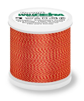 Madeira Rayon Thread No 40 200m 220yd- Melange Caribbean