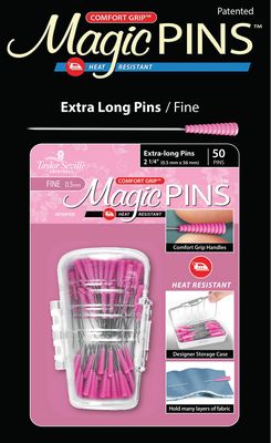 Taylor Seville Originals Magic Pins Extra Long Fine 50pc