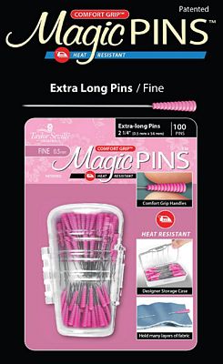 Taylor Seville Originals Magic Pins Extra Long Fine 100pc
