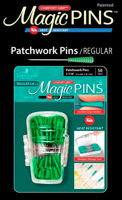 Taylor Seville Originals Magic Pins Patchwork Reg 50pc