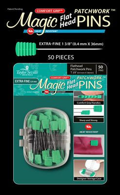Taylor Seville Originals Magic Pins Flathead Patchwork Extra Fine 50pc A**