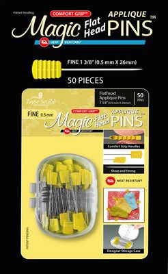 Taylor Seville Originals Magic Pins Flathead Applique Fine 50pc