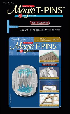 Taylor Seville Originals Magic T-Pins Size 24 50pc