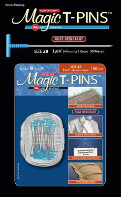 Taylor Seville Originals Magic T-Pins Size 28 50pc