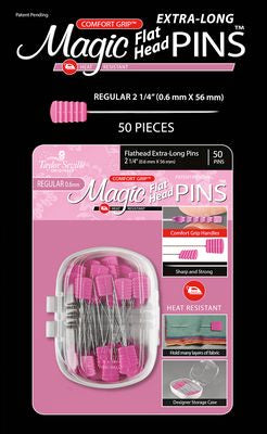 Taylor Seville Originals Magic Pins Flathead Extra Long Regular 0.6mm 50pc