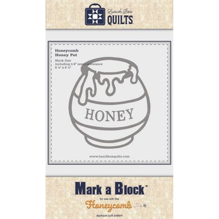 Lunch Box Quilts, LLC Honeycomb Flowers Mark-a-Block Templates