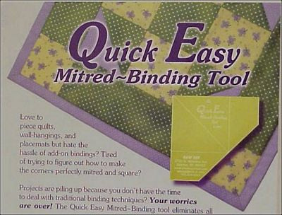 Sew Biz Inc. Quick Easy Mitered Binding Tool
