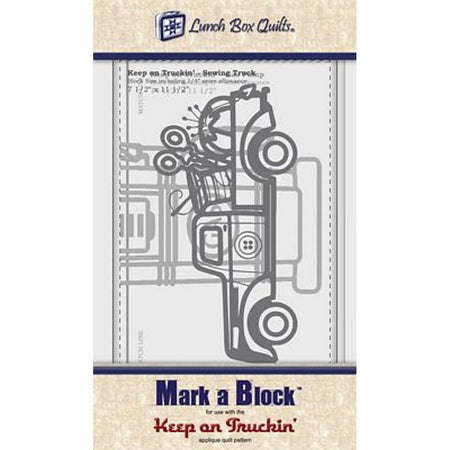 Lunch Box Quilts, LLC Keep on Truckin'' Mark-a-Block Templates