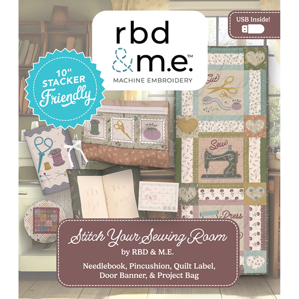 Stitch Your Sewing Room Embroidery USB Pattern