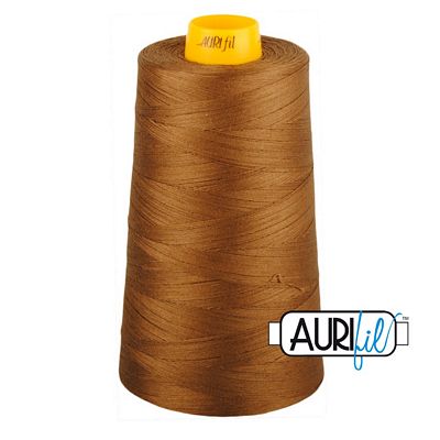 Aurifil 40wt 3-ply Cones 3,280yd Dark Antique Gold