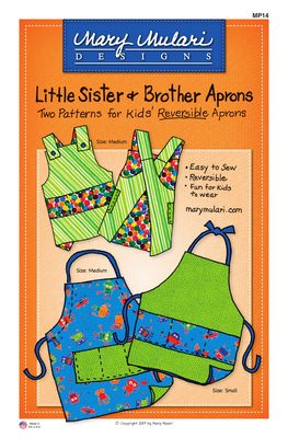 Mary Mulari - Mary's Productions Little Sister and Brother Aprons Pattern