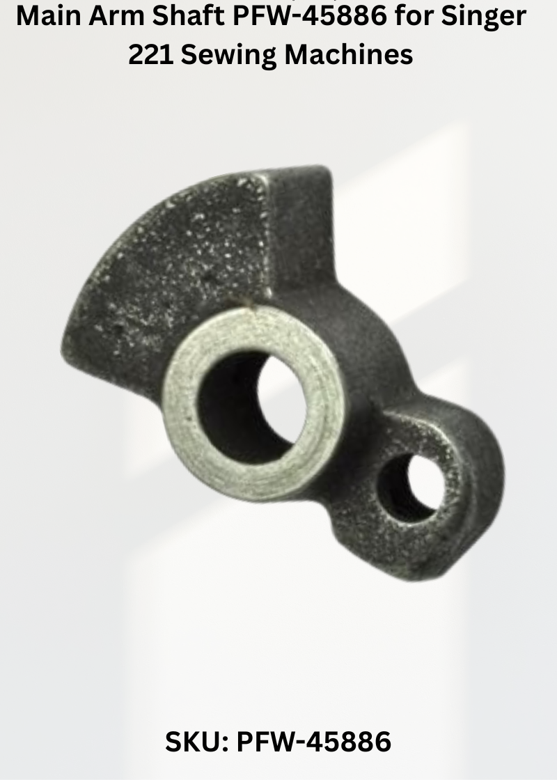 Main Arm Shaft PFW-45886 for Singer 221 Sewing Machines