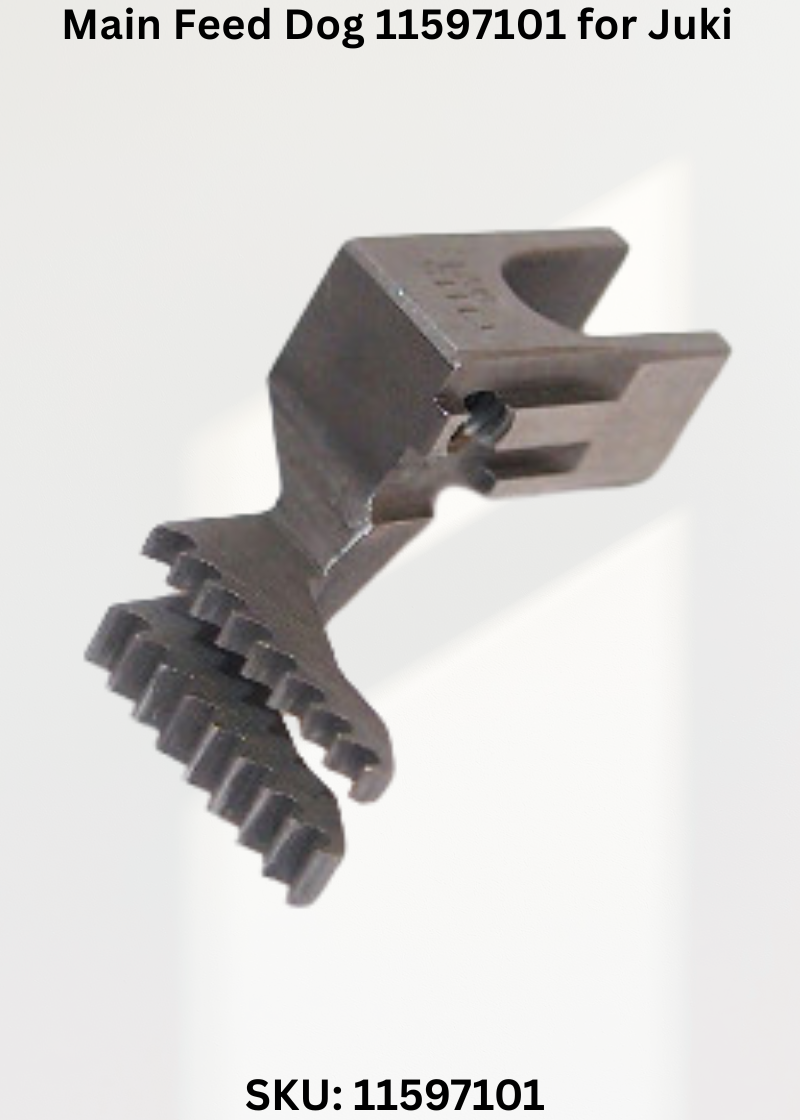 Main Feed Dog 11597101 for Juki MO-2414 and Juki MO-6714 Sewing Machines