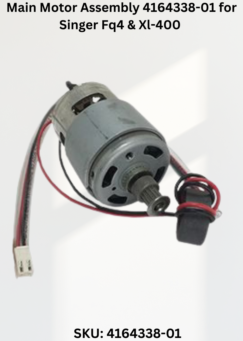 Main Motor Assembly 4164338-01 — Fits Singer FQ4, XL-400