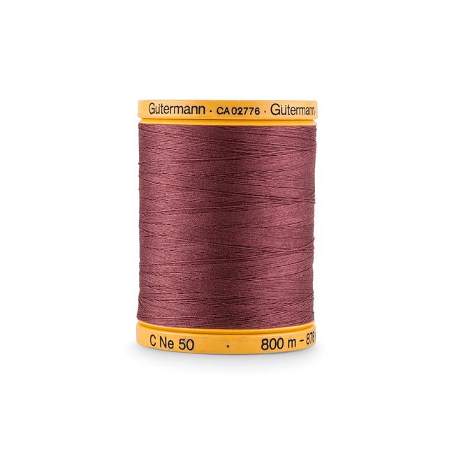 Gutermann 50 WT Natural All-Purpose 100% Cotton Thread - Tex 20 - 876 yds.