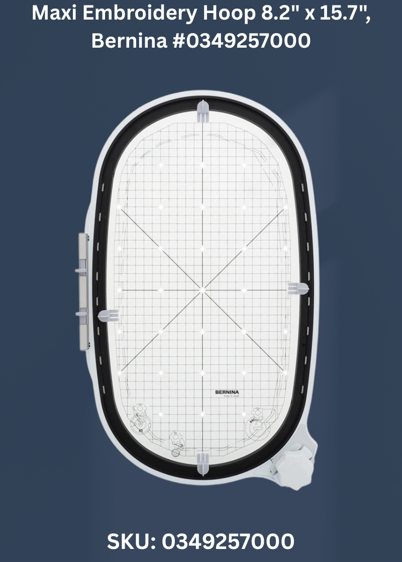 Maxi Embroidery Hoop 8.2" x 15.7" for Bernina 0349257000