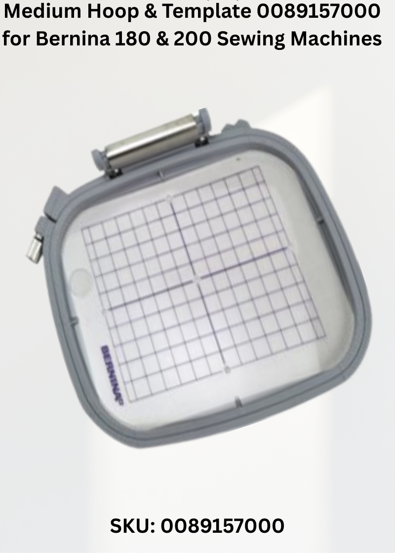 Medium Hoop & Template — Fits Bernina 180, 200