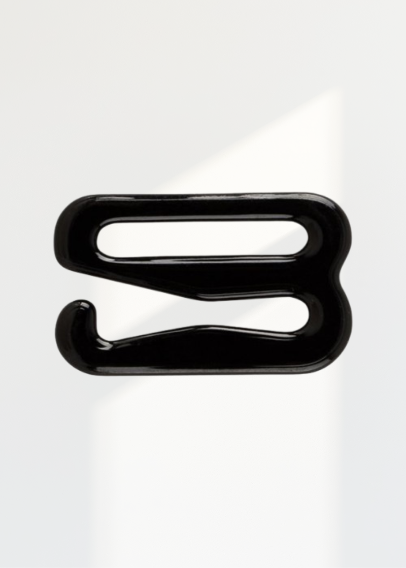 Metal Swimsuit Hooks - 1 Set/Pack - Black