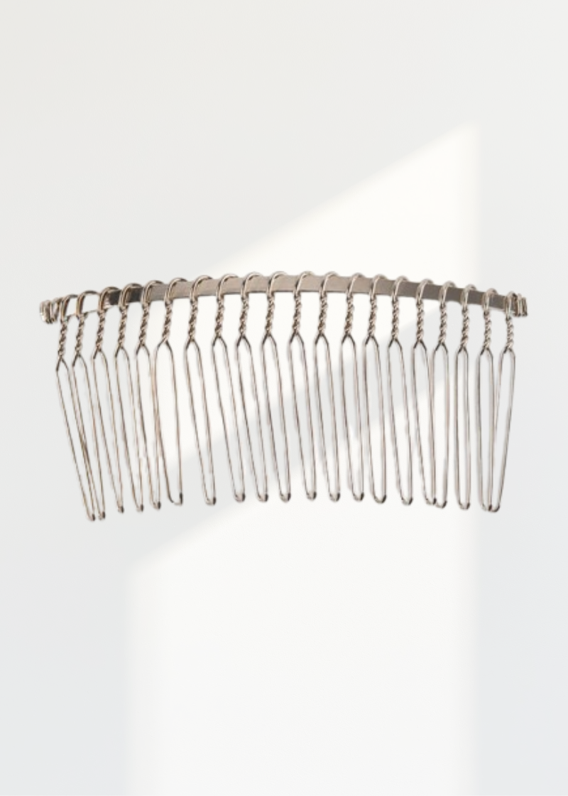Metal Veil Combs - 12/Pack