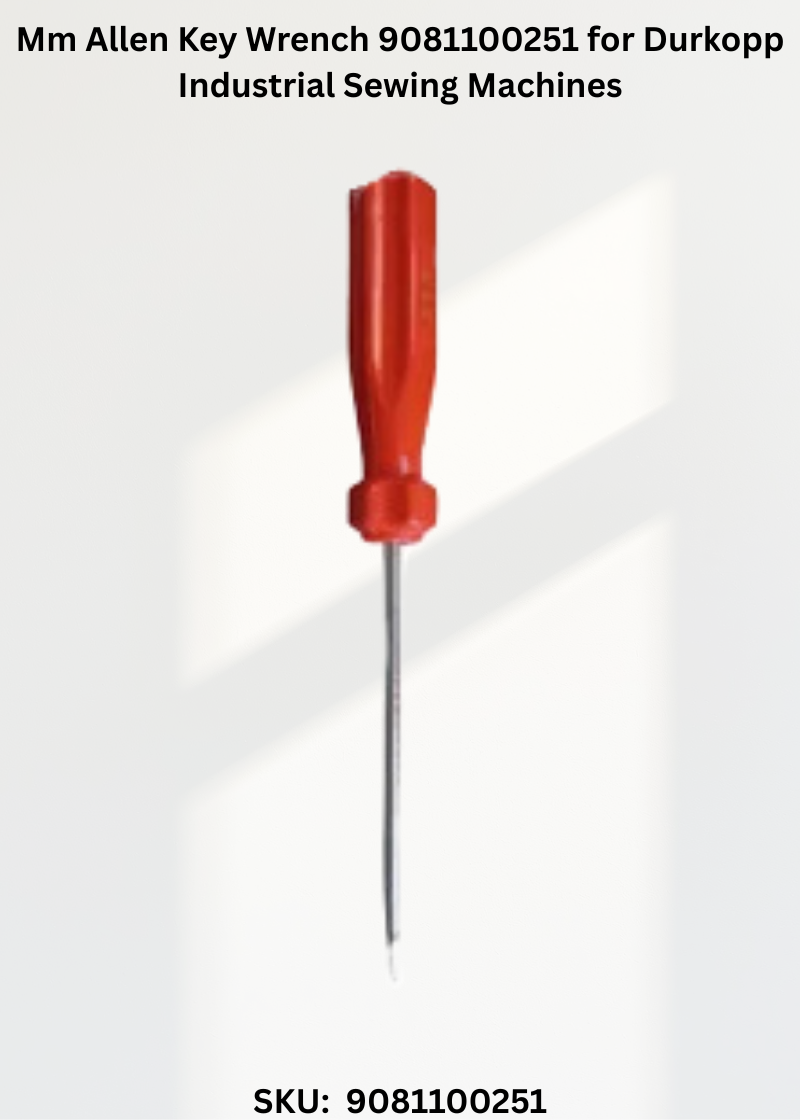 Mm Allen Key Wrench 9081100251 for Durkopp Industrial Sewing Machines