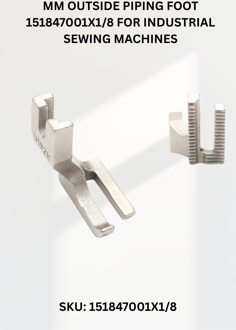 Mm Outside Piping Foot 151847001X1/8 for Industrial Sewing Machines