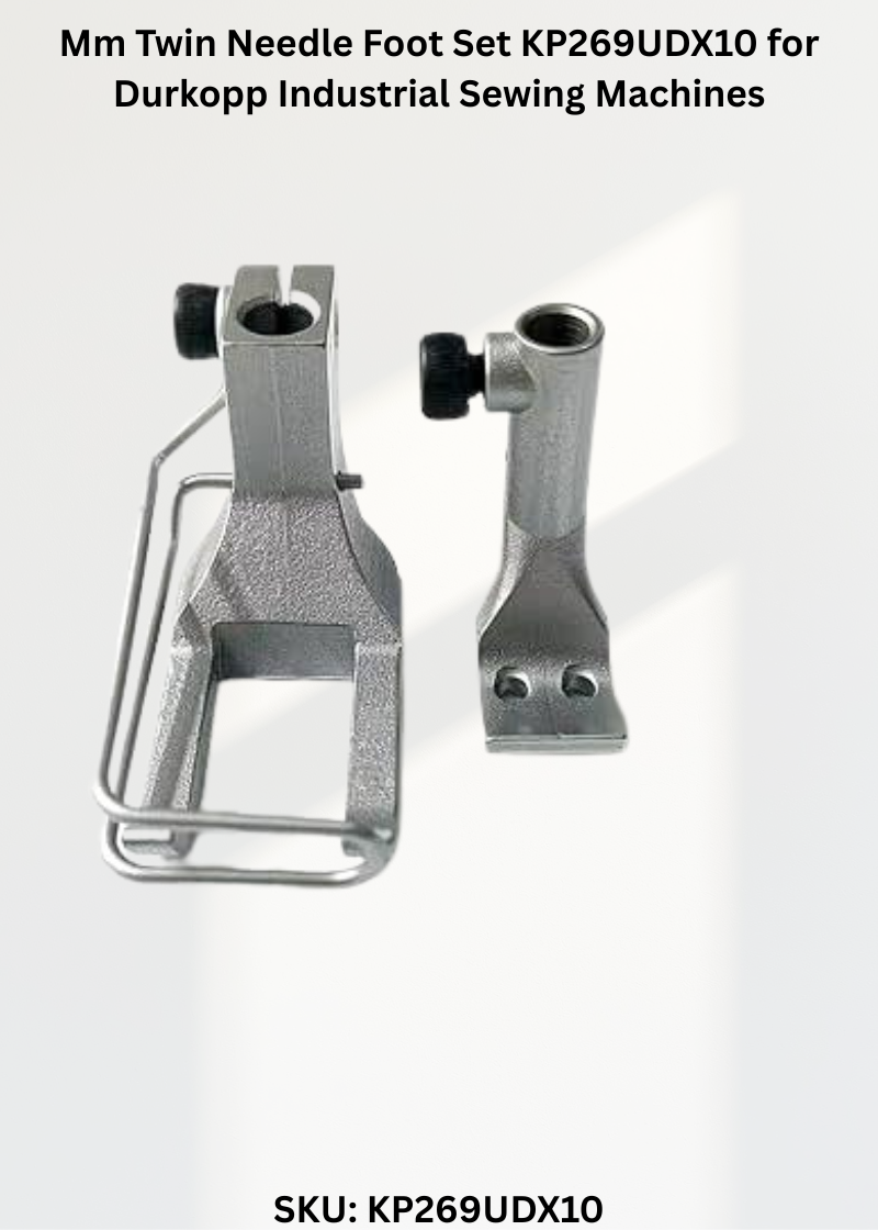 Mm Twin Needle Foot Set KP269UDX10 for Durkopp Industrial Sewing Machines
