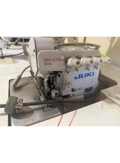 Pre Owned Juki MO-6716S Industrial Overlock Sewing Machine – 5 Thread Safety Stitch – Used