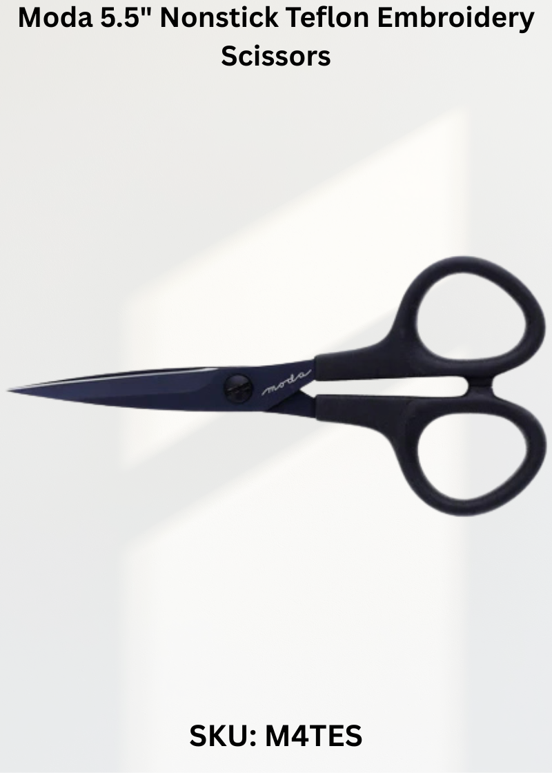 Moda 5.5" Nonstick Teflon Embroidery Scissors