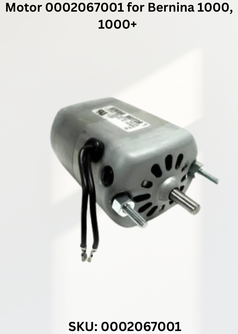 Motor 0002067001 — Fits Bernina 1000, 1000+, 1001, 1004 & more