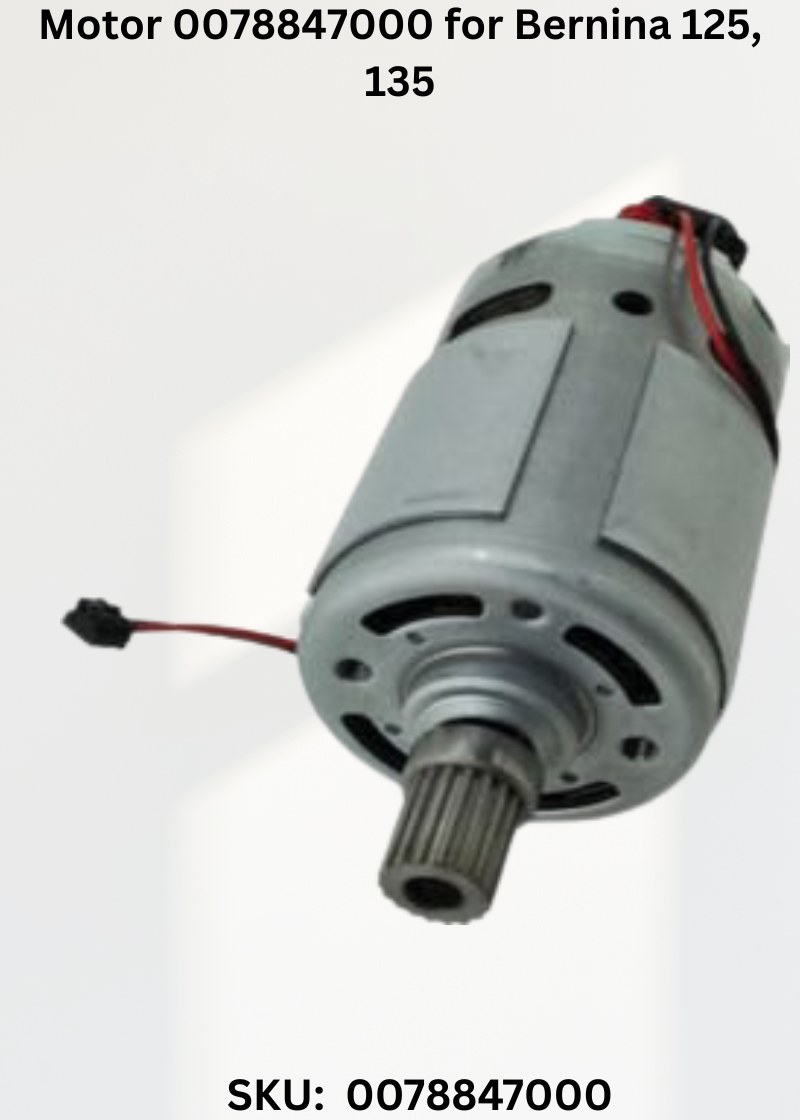 Motor 0078847000 — Fits Bernina 125, 135, 145, 210 & more