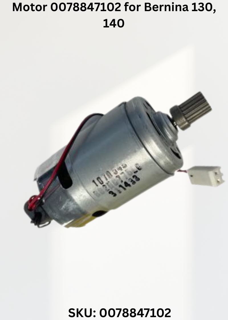 Motor 0078847102 — Fits Bernina 130, 140, 150, 153 & more