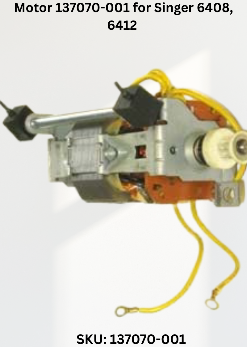 Motor 137070-001 — Fits Singer 6408, 6412, 6416, 6423