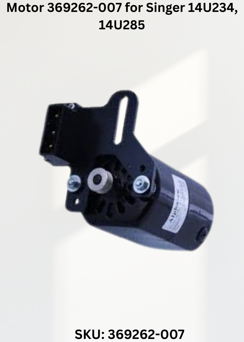 Motor 369262-007 — Fits Singer 14U234, 14U285, 14U286, 14U32 & more