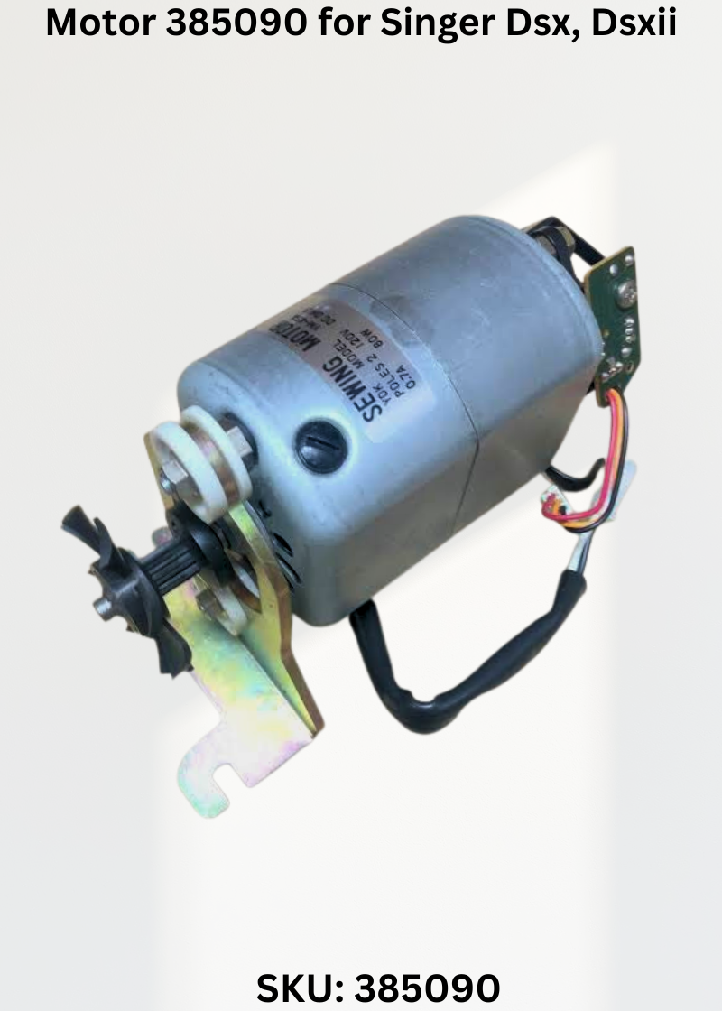 Motor 385090 for Singer Dsx, Dsxii & More Sewing Machines