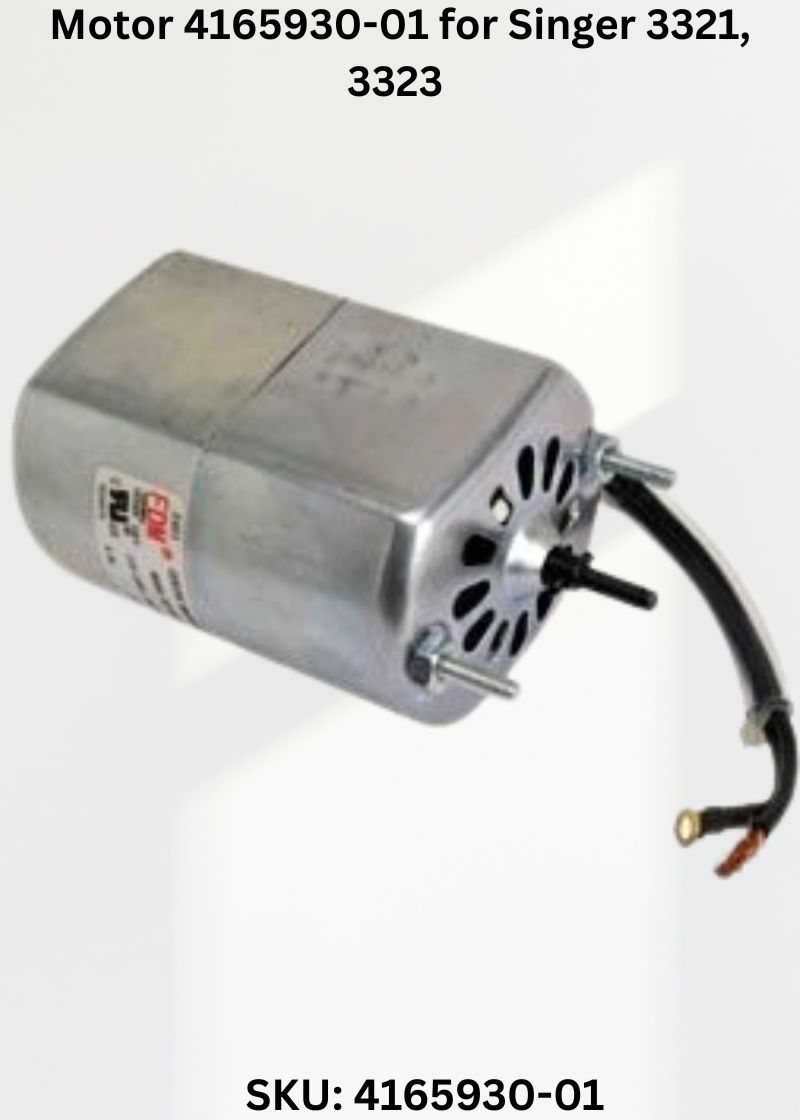 Motor 4165930-01 — Fits Singer 3321, 3323, 4411, 4423