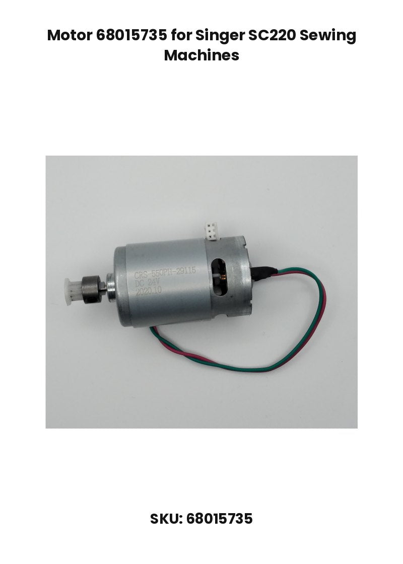 Motor 68015735 for Singer SC220 Sewing Machines