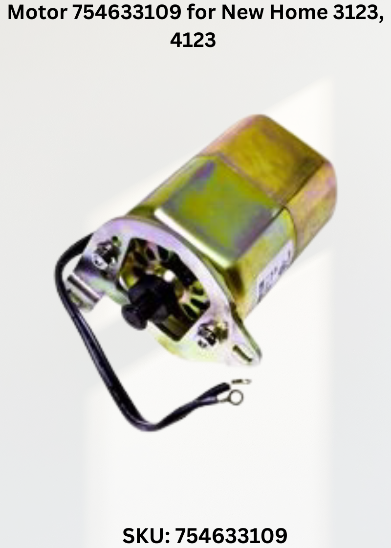 Motor 754633109 — Fits New Home 3123, 4123, 5018, 5024