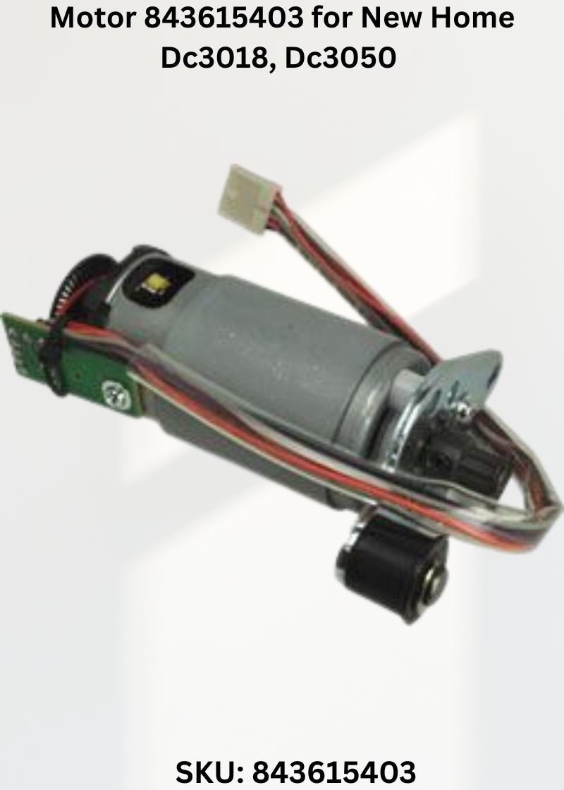Motor 843615403 — Fits New Home DC3018, DC3050, MC3500